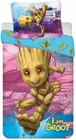 Patalynės komplektas Patalynė bawełniana 140x200 I am Groot poszewka 70x90 Kids25