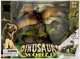 Dinozaurų plastikinių figūrėlių rinkinys (2 vnt.) dėžutėje