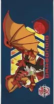 Bakugan vonios rankšluostis, paplūdimio rankšluostis 70x140cm (greitai džiūstantis)