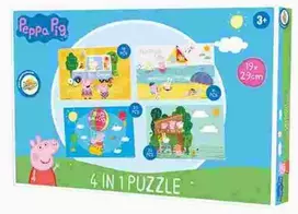 Peppa Pig 4 viename dėlionė
