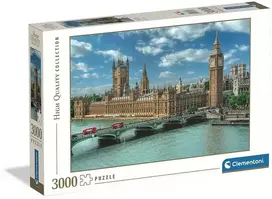 Dėlionė „Miestai“, Parlamento rūmai, Londonas, 3000 detalių, Clementoni