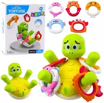 Lean Toys Interaktyvus vėžliuko vonios žaislas su fontanu