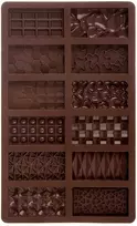 Orion Silikoninė forma šokoladui 27,5x17 cm - Mini šokolado plytelės