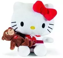 Pliušinis žaislas Hello Kitty su meškiuku XS TRUDI