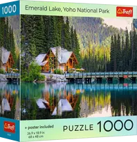 Trefl Dėlionė 1000 vnt. - Smaragdo ežeras, Yoho nacionalinis parkas