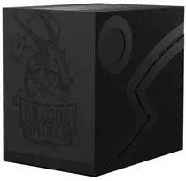 Dragon Shield Double Shell Deck Box - Shadow Juodas/Juodas