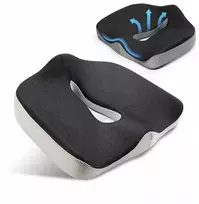 Ortopedinė juosmens pagalvė kėdei – ergonomiškam sėdėjimui
