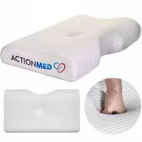 Profilinė ortopedinė pagalvė miegui iš Memory Foam, skirta miegui ant šono ir nugaros