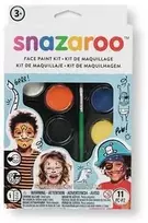 Snazaroo – Veido dažų rinkinys 10 dalių ir idėjų knyga (791002)