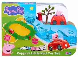 Peppa Pig - Šuoliukas aplink Peppa raudoną automobilį (8343)