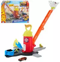 Mattel HOT WHEELS CITY rinkinys – Super gaisrinės stotis (JHL95)