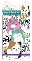 „Squishmallows“ – spalvinimo ir eskizų knygelė – (333-232620)