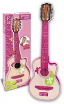 Bontempi - Rožinė Wooden Guitar with 6 strings, 70 cm (207071)