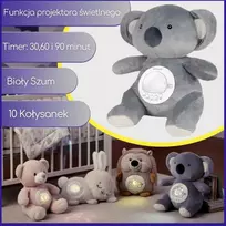 Woopie Žaislas Minkštas Meškis su Projektoriumi ir Muzikos Raminamuoju Moduliu
