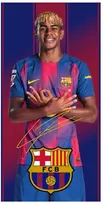 Rankšluostis F.C Barcelona Lamine Yamal microfibre beach towel
