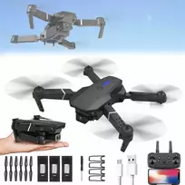 WiFi, FPV dronas vaikams su dviem kameromis ir 3 akumuliatoriais