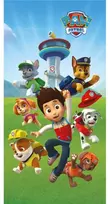 Paw Patrol Go vonios rankšluostis, paplūdimio rankšluostis 70x140cm (greitai džiūstantis)