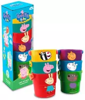 Dėlionė Kids Euroswan Puzzle - kibirų piramidė Peppa Pig Peppa Pig PP17095 Kids Euroswan
