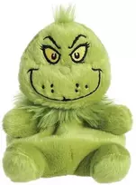 Bt21 Grinch Grinčas - pliušinis žaislas sėdintis Grinčas 13 cm iš „Palm Pals“ kolekcijos