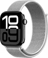 Crong Nylon - Sport Band for Apple Watch 44/45/46/49 mm (Sidabrinis Pilkas)