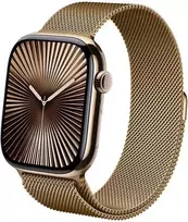 Crong Milano Steel – Nerūdijantis plienas strap for Apple Watch 44/45/46/49 mm (rose auksinis)