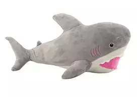 Pliušinis žaislas Ryklys, 50 cm, pilkas