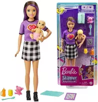 Lėlė auklė Barbie Skipper su priedais