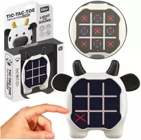Elektroninis atminties žaidimas „Tic Tac Toe“ karvė, juodas/baltas