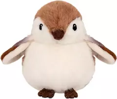 Pliušinis žaislas paukštis Žvirblis, 12 cm