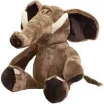 Pliušinis žaislas Dramblys, 22 cm, rudas