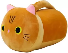 Pliušinis žaislas Katė, 40 cm, rusva