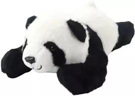 Pliušinis žaislas Panda, 30 cm, juoda/balta