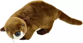 Pliušinis žaislas Ūdra, 37 cm, ruda