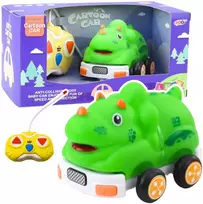 Automobilis Dinozauras su nuotolinio valdymo pultu, žalias