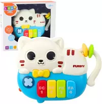 Mini pianinas Kačiukas su šviesos ir garso efektais