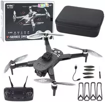 Dronas Y329 su kamera HD WiFi ir LED, Juodas Carbon