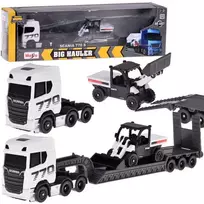 Žaislinis sunkvežimis SCANIA 770S su priekaba ir buldozeriu