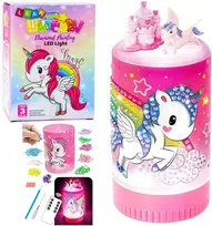 Kūrybinis rinkinys "Unicorn Diamond Painting LED Light"