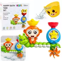 Lean Toys Vonios žaislas beždžionė su puodeliu