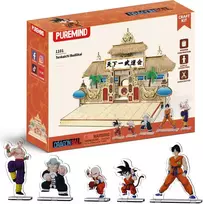 Dėlionė „Puremind“ sulankstomas medinis modelis „Dragon“ kamuoliukas „Tenkaichi Budokai“ 3D galvosūkis „pasidaryk pats“