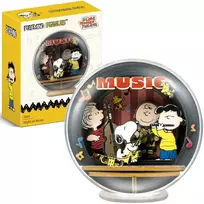 „Puremind“ sulankstomas medinis „Snoopy Peanuts“ kamuoliuko koncerto naktį 3D „pasidaryk pats“ dėlionė