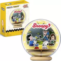 „Puremind“ sulankstomas medinis „Snoopy Peanuts“ kamuoliukų parko pikniko 3D dėlionės modelis