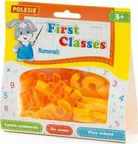 Skaičių ir matematikos ženklų komplektas Polesie 30vnt. 4+ m.