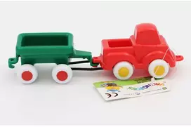 Žaislinis automobilis su priekaba Viking Toys 15cm 12+ mėn.