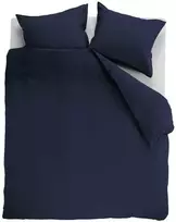 Ambiante Patalynės komplektas Cotton Uni Dark Mėlyna Pagalvės matmenys - 50x70 cm, Antklodės matmenys - 200x200 cm