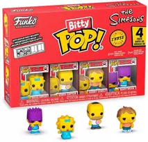 Asmodee FUNKO Bitty POP! Figūrėlių rinkinys: The Simpsons, ~3 cm (4 vnt.)