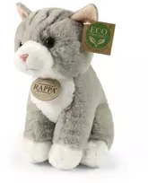 Rappa Eco-Friendly Pliušinis žaislas - pilkas katinas, 23 cm