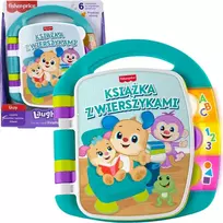 Edukacinė knygelė su eilėraščiais Fisher-Price turkio spalvos