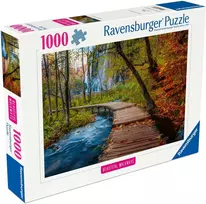 Ravensburger Dėlionė 1000 vnt. - Rudeninis medinis takas