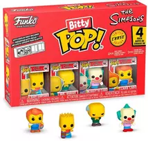 Asmodee FUNKO Bitty POP! Figūrėlių rinkinys: The Simpsons, ~3 cm (4 vnt.)